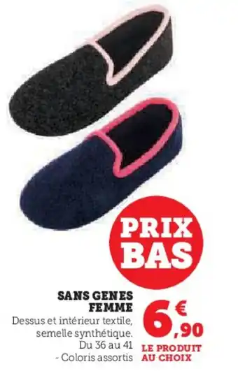 Hyper U Sans genes femme offre