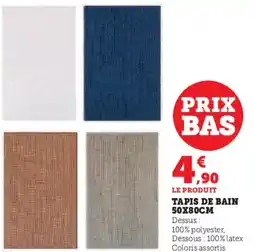 Hyper U Tapis de bain offre