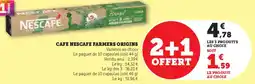 Hyper U Cafe nescafe farmers origins offre