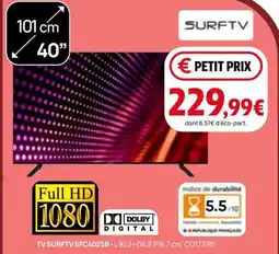Darty Tv surftv sfc4025b offre