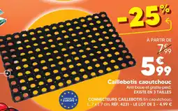 Shopix Caillebotis caoutchouc offre