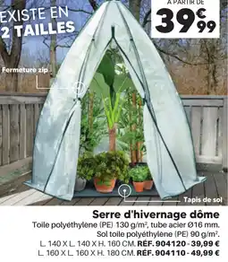 Shopix Serre d'hivernage dôme offre