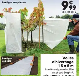 Shopix Voiles d'hivernage offre