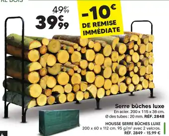 Shopix Serre bûches luxe offre