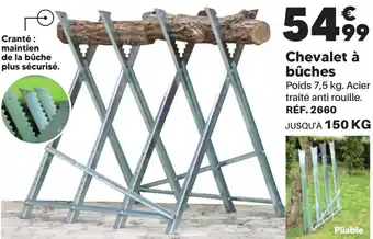 Shopix Chevalet à bûches offre