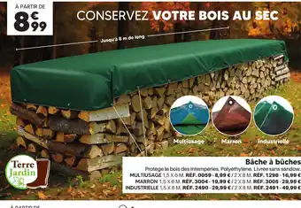 Shopix Bâche à bûches offre