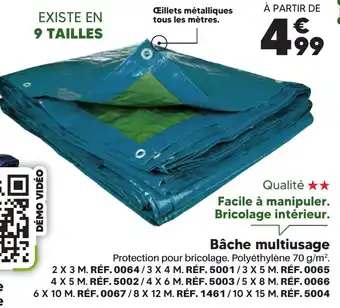 Shopix Bâche multiusage offre