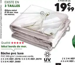Shopix Bâche pvc luxe offre