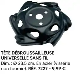 Shopix Tête débroussailleuse universelle sans fil offre