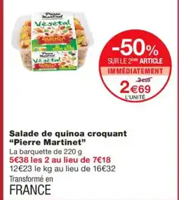 Monoprix PIERRE MARTINET Salade de quinoa croquant offre