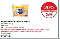 Monoprix BLINI L'irrésistible houmous offre