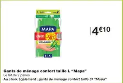 Monoprix MAPA Gants de ménage confort taille L offre