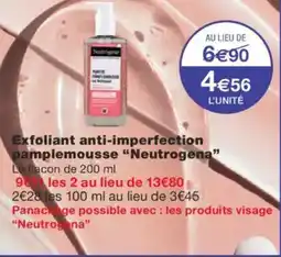 Monoprix NEUTROGENA Exfoliant anti-imperfection pamplemousse offre