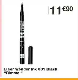 Monoprix RIMMEL Liner Wonder Ink 001 Black offre