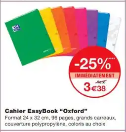 Monoprix OXFORD Cahier EasyBook offre