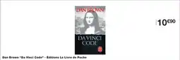Monoprix DA VINCI CODE Dan Brown Éditions Le Livre de poche offre