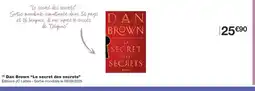 Monoprix LE SECRET DES SECRETS Dan Brown offre