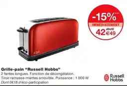 Monoprix RUSSELL HOBBS Grille-pain offre