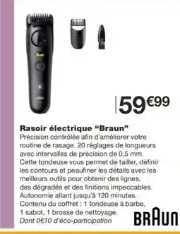 Monoprix BRAUN Rasoir électrique offre