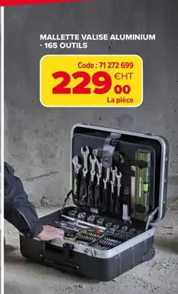Prolians Mallette valise aluminium - 165 outils offre