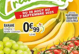 marché frais Géant Banane offre