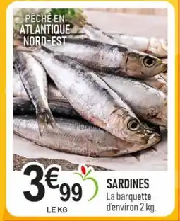 marché frais Géant Sardines offre
