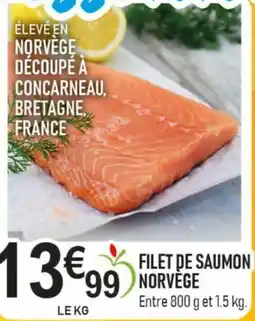marché frais Géant Filet de saumon norvege offre