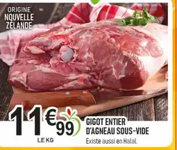 marché frais Géant Gigot entier d'agneau sous-vide offre