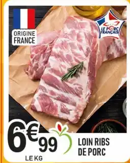 marché frais Géant Loin ribs de porc offre