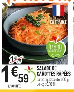 marché frais Géant Salade de carottes rapées offre