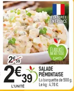 marché frais Géant Salade de carottes rapées offre