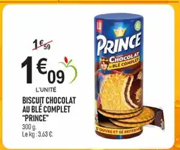 marché frais Géant PRINCE Biscuit chocolat au ble complet offre
