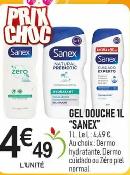 marché frais Géant SANEX Gel douche offre