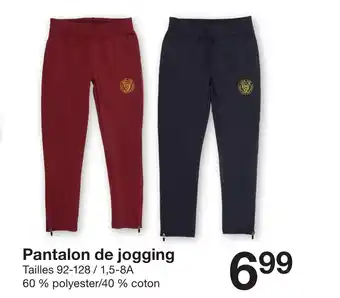 Zeeman Pantalon de jogging offre