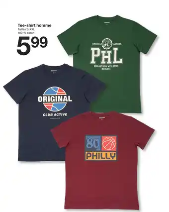 Zeeman Tee-shirt homme offre