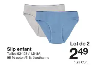 Zeeman Slip enfant offre