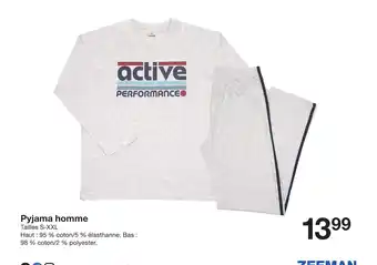 Zeeman Pyjama homme offre