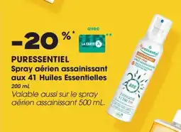 Aprium Pharmacie PURESSENTIEL Spray aérien assainissant aux 41 Huiles Essentielles offre
