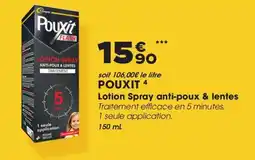Aprium Pharmacie POUXIT Lotion Spray anti-poux & lentes offre
