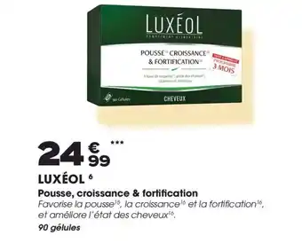 Aprium Pharmacie LUXÉOL Pousse, croissance & fortification offre