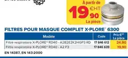 Prolians Filtres pour masque complet x-plore 6300 offre