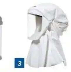 Prolians Cagoule légère blanche 3M™ VERSAFLO chimique offre