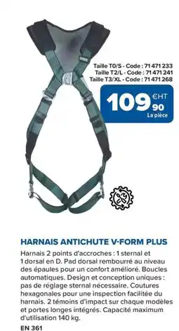 Prolians Harnais antichute v-form plus offre