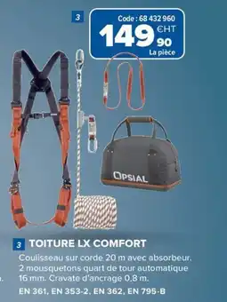 Prolians Toiture lx comfort offre