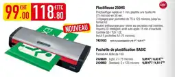 Plein ciel Plastifieuse 250HS offre