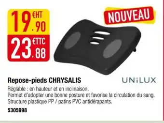 Plein ciel CHRYSALIS Repose-pieds offre