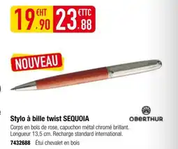 Plein ciel OBERTHUR Stylo à bille twist offre