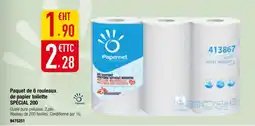 Plein ciel PAPERNET Paquet de 6 rouleaux de papier toilette offre