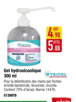 Plein ciel WYRITOL Gel hydroalcoolique offre