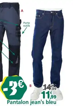 Provence Outillage Pantalon jean's bleu offre